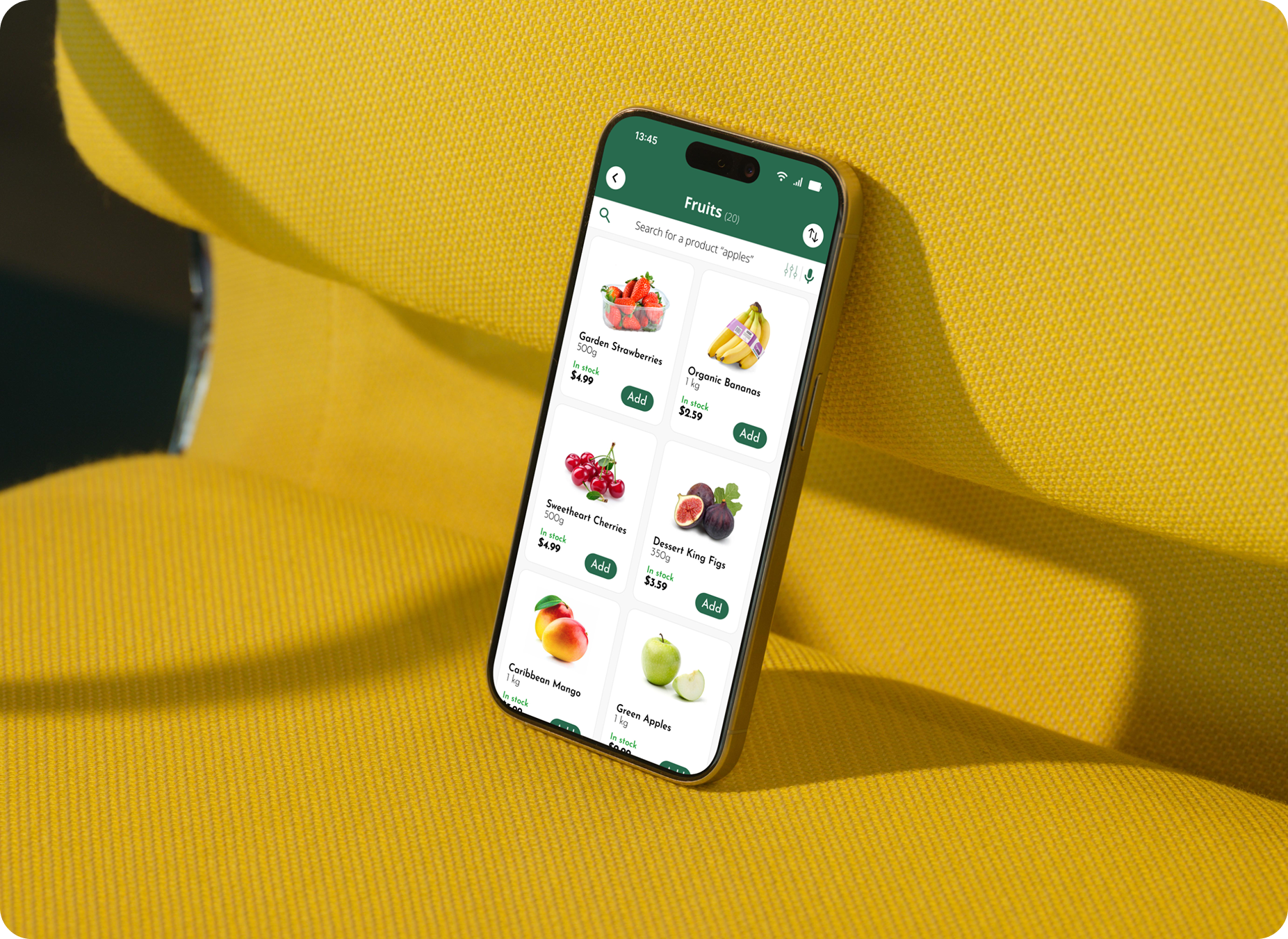 Gusto App Screen 2